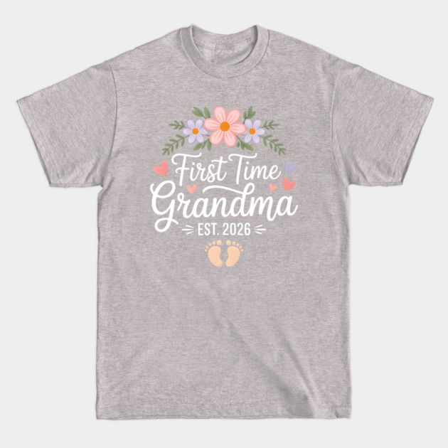 Promoted To Grandma Again Est 2026 T-Shirt - Second Time Grandma Gift